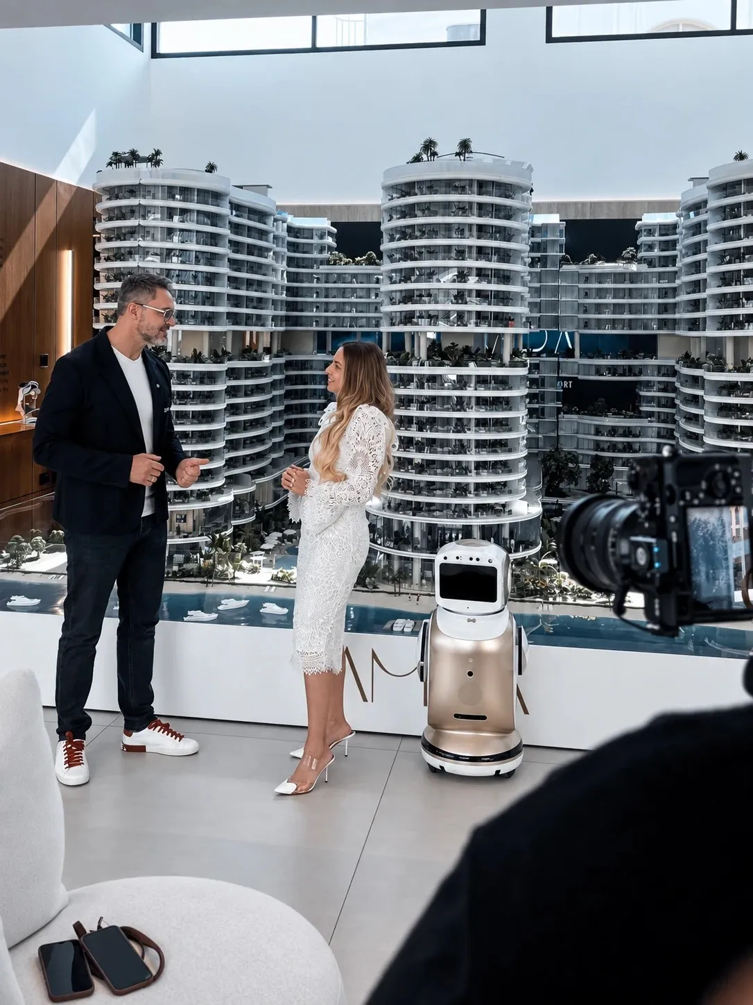 Dreh mit Mareas Capital in Dubai